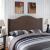 Curl Queen Nailhead Upholstered Headboard