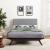 Tracy Fabric Platform Queen Size Bed