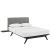 Tracy 3-Pc Fabric Platform Queen Size Bedroom Set