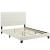 Melanie Tufted Button Velvet Platform Bed
