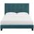 Melanie Tufted Button Velvet Platform Bed