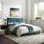 Melanie Tufted Button Velvet Platform Queen Size Bed