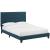 Melanie Tufted Button Fabric Platform Bed