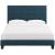 Melanie Tufted Button Fabric Platform Bed