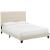 Melanie Tufted Button Fabric Platform Queen Size Bed