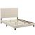 Melanie Tufted Button Fabric Platform Bed