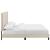 Melanie Tufted Button Fabric Platform Full Size Bed