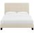 Melanie Tufted Button Fabric Platform Full Size Bed