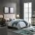 Melanie Tufted Button Fabric Platform Queen Size Bed