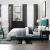 Melanie Tufted Button Fabric Platform Bed