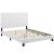 Melanie Tufted Button Fabric Platform Queen Size Bed