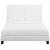 Melanie Tufted Button Fabric Platform Twin Size Bed