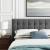 Julia Biscuit Tufted Velvet Queen Size Platform Bed