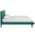 Julia Biscuit Tufted Velvet Queen Size Platform Bed