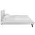 Julia Biscuit Tufted Velvet Queen Size Platform Bed