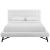 Julia Biscuit Tufted Velvet Queen Size Platform Bed