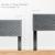 Alyson Angular Channel Tufted Performance Velvet Full/Queen Headboard