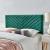 Alyson Angular Channel Tufted Performance Velvet Full/Queen Headboard