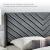 Alyson Angular Channel Tufted Performance Velvet King/California King Headboard