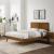 Marlee Wood Queen Platform Bed With Splayed Legs