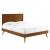 Marlee Wood Queen Platform Bed With Splayed Legs