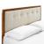 Willow Wood Queen Platform Bed With Angular Frame