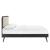 Willow Wood Queen Platform Bed With Splayed Legs