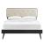 Bridgette Wood Queen Platform Bed With Splayed Legs