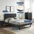 Alana Wood Full Platform Bed With Angular Frame
