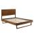 Alana Wood King Platform Bed With Angular Frame