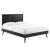 Alana Wood Full Platform Bed With Splayed Legs