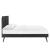 Alana Wood Full Platform Bed With Splayed Legs