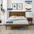 Alana Wood Full Platform Bed With Splayed Legs