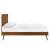 Marlee Wood Full Platform Bed With Splayed Legs