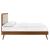 Willow Wood Platform Bed With Splayed Legs