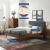 Bridgette Wood King Platform Bed With Splayed Legs