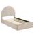 Solana Arched Performance Velvet Platform Bed