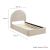 Solana Arched Performance Velvet Platform Bed
