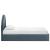 Solana Arched Performance Velvet Twin Platform Bed