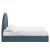 Solana Arched Performance Velvet Full Platform Bed