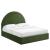 Solana Arched Performance Velvet Full Platform Bed