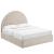 Solana Arched Performance Velvet Queen Platform Bed