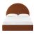 Solana Arched Performance Velvet Queen Platform Bed
