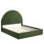 Solana Arched Performance Velvet King Platform Bed