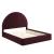Solana Arched Performance Velvet King Platform Bed