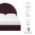 Solana Arched Performance Velvet King Platform Bed