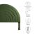 Solana Arched Performance Velvet Full Headboard