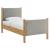 Maven Twin Size Fabric Upholstered Platform Bed