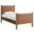 Maven Twin Size Vegan Leather Upholstered Platform Bed