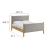 Maven Queen Size Fabric Upholstered Platform Bed